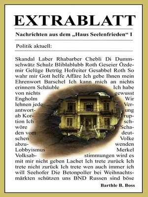 cover image of Extrablatt--Nachrichten aus dem Haus Seelenfrieden I